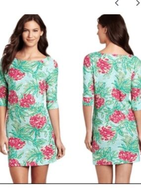 Lilly Pulitzer Medium M Cassie dress Spike the punch  FLAW